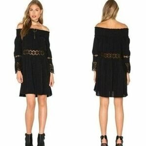Jen’s Pirate Booty Juju Mini Off The Shoulder Sheer Lace Dress Size M/L